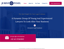 Tablet Screenshot of juristpanel.com